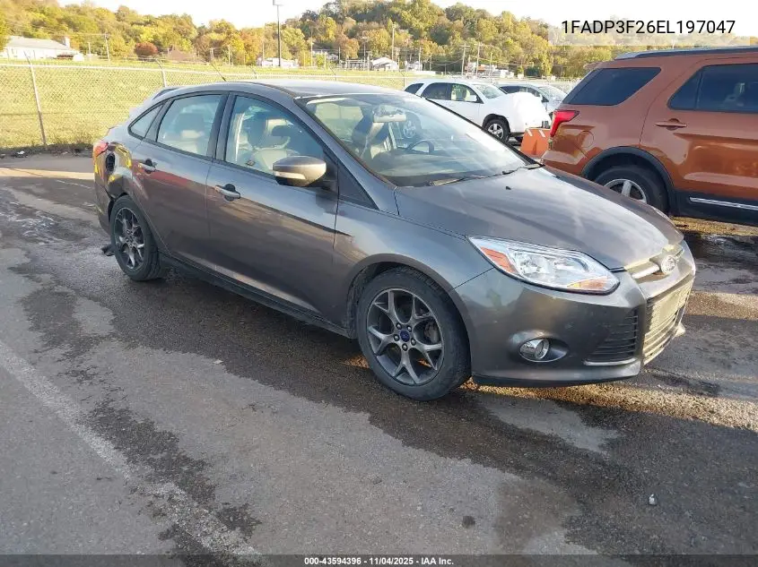 1FADP3F26EL197047 2014 Ford Focus Se