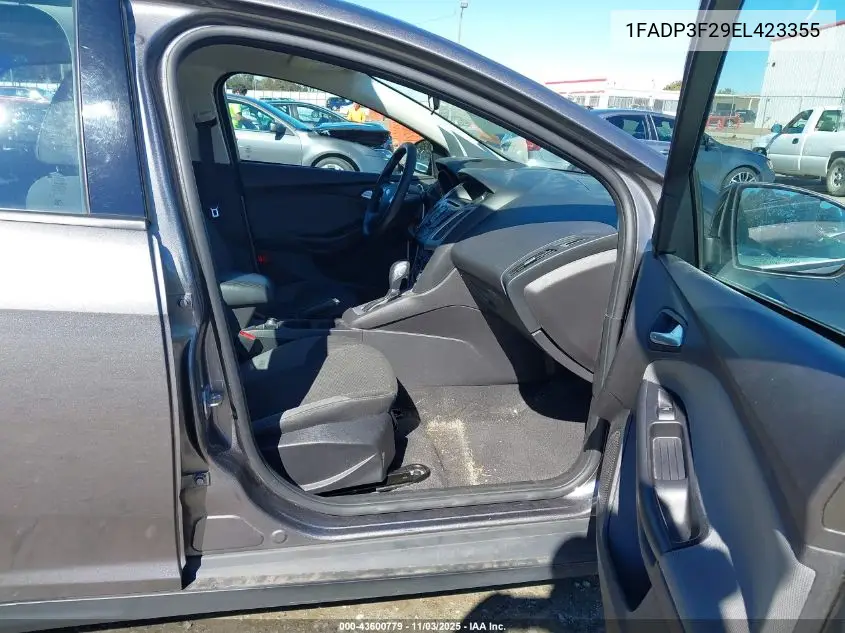 1FADP3F29EL423355 2014 Ford Focus Se