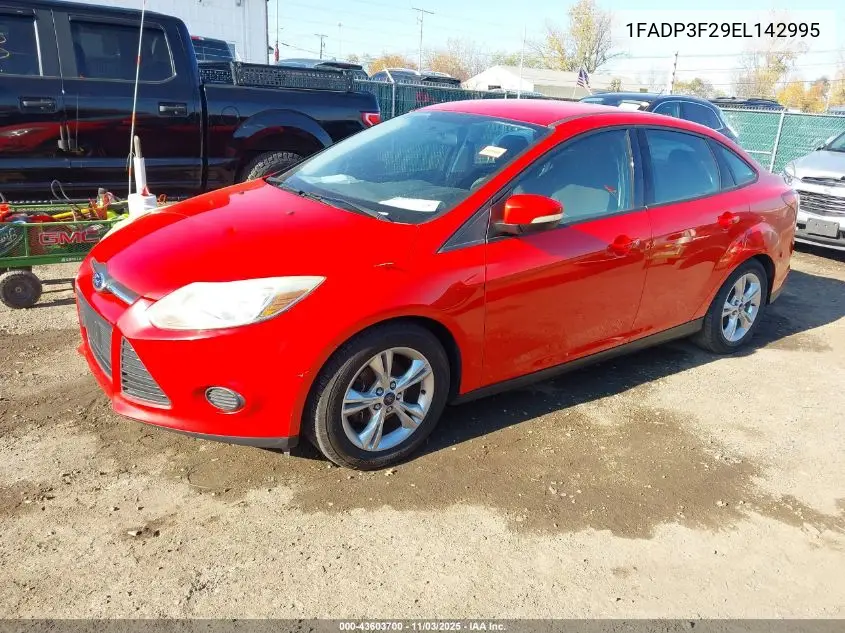 1FADP3F29EL142995 2014 Ford Focus Se