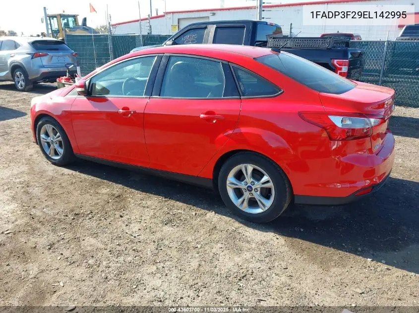 1FADP3F29EL142995 2014 Ford Focus Se