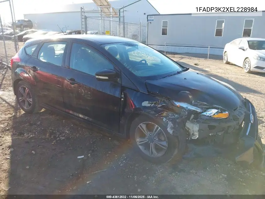 1FADP3K2XEL228984 2014 Ford Focus Se