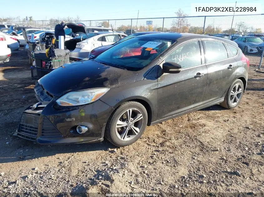 1FADP3K2XEL228984 2014 Ford Focus Se
