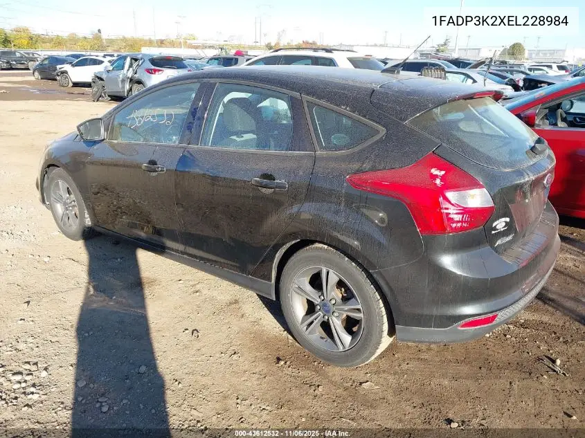 1FADP3K2XEL228984 2014 Ford Focus Se