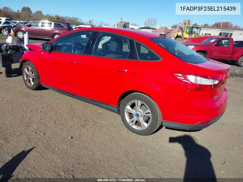 1FADP3F25EL215439 2014 Ford Focus Se