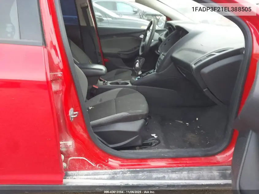1FADP3F21EL388505 2014 Ford Focus Se