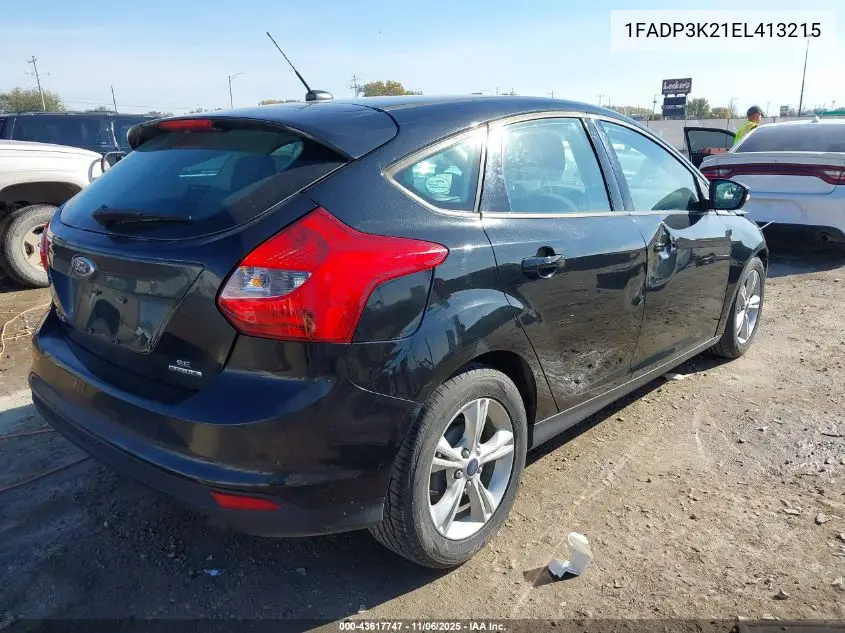 1FADP3K21EL413215 2014 Ford Focus Se