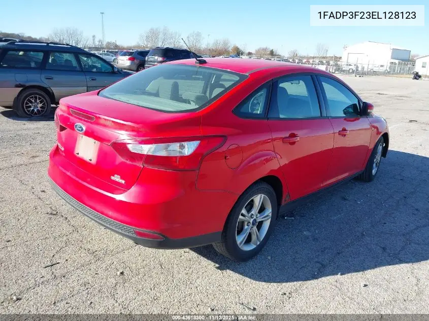 1FADP3F23EL128123 2014 Ford Focus Se
