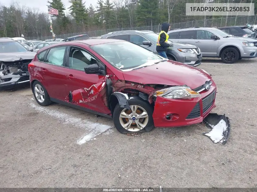 1FADP3K26EL250853 2014 Ford Focus Se