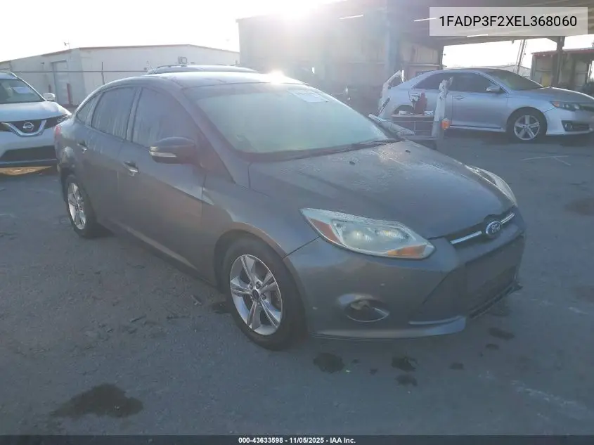 1FADP3F2XEL368060 2014 Ford Focus Se