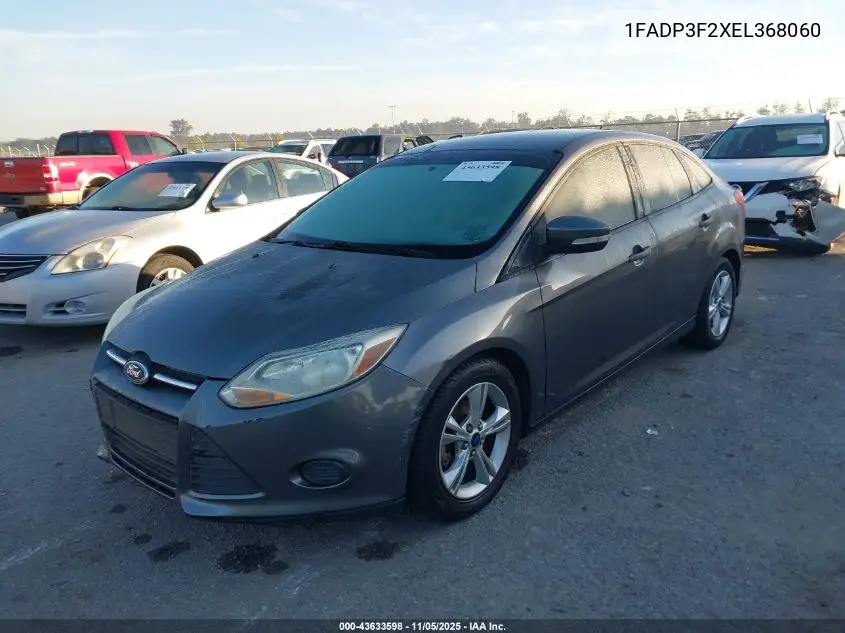1FADP3F2XEL368060 2014 Ford Focus Se