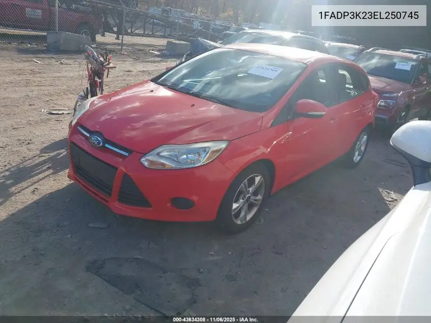 1FADP3K23EL250745 2014 Ford Focus Se
