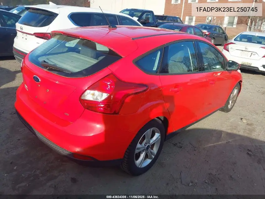 1FADP3K23EL250745 2014 Ford Focus Se