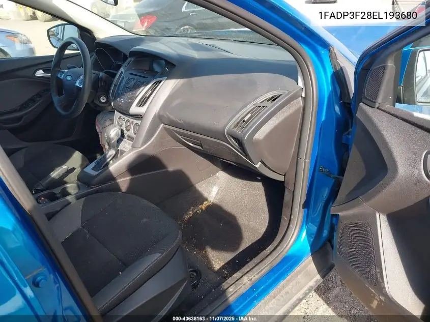 1FADP3F28EL193680 2014 Ford Focus Se