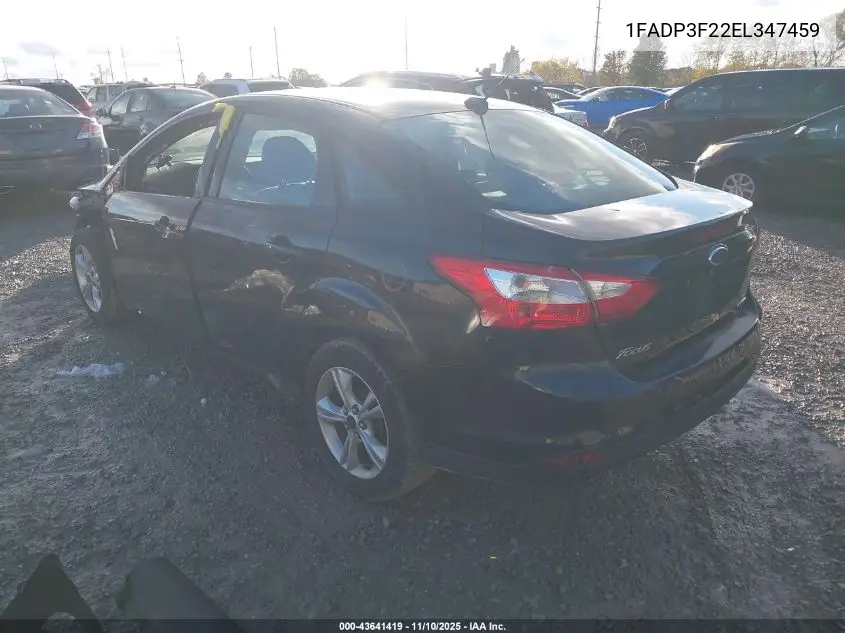 1FADP3F22EL347459 2014 Ford Focus Se