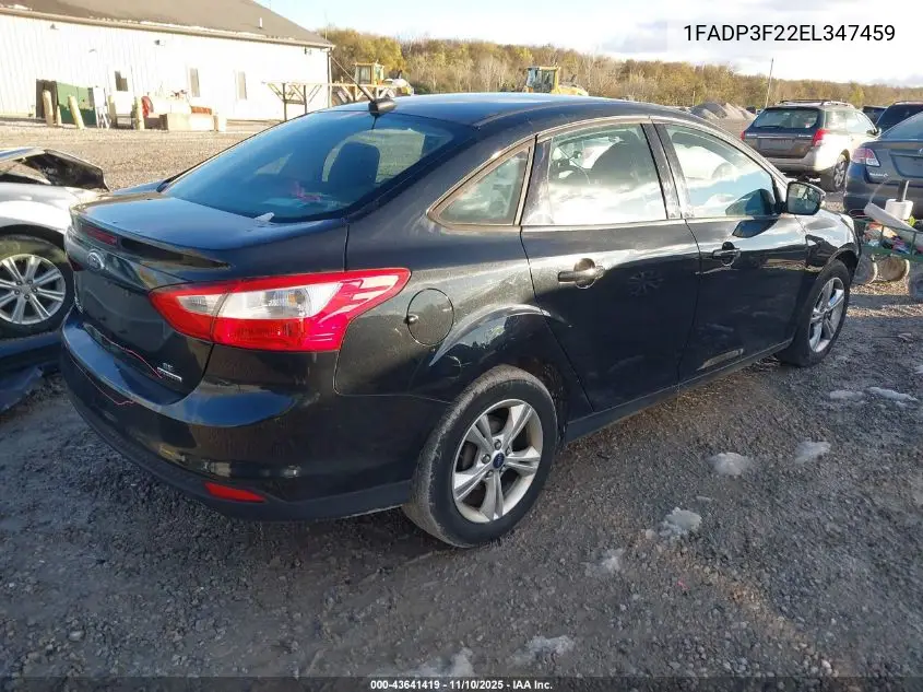 1FADP3F22EL347459 2014 Ford Focus Se