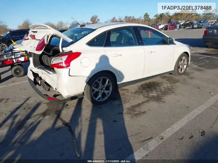 1FADP3J20EL378488 2014 Ford Focus Titanium