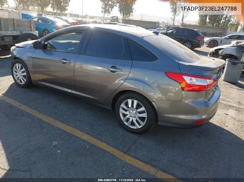 1FADP3F23EL247788 2014 Ford Focus Se