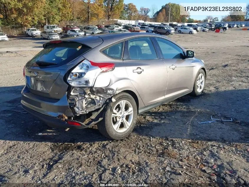 1FADP3K23EL255802 2014 Ford Focus Se