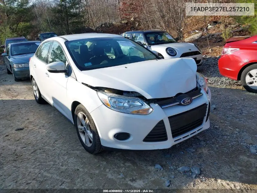 1FADP3F27EL257210 2014 Ford Focus Se