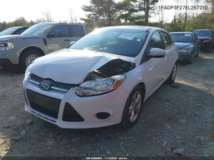 1FADP3F27EL257210 2014 Ford Focus Se