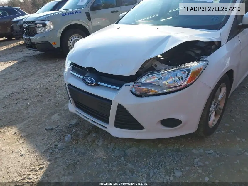 1FADP3F27EL257210 2014 Ford Focus Se
