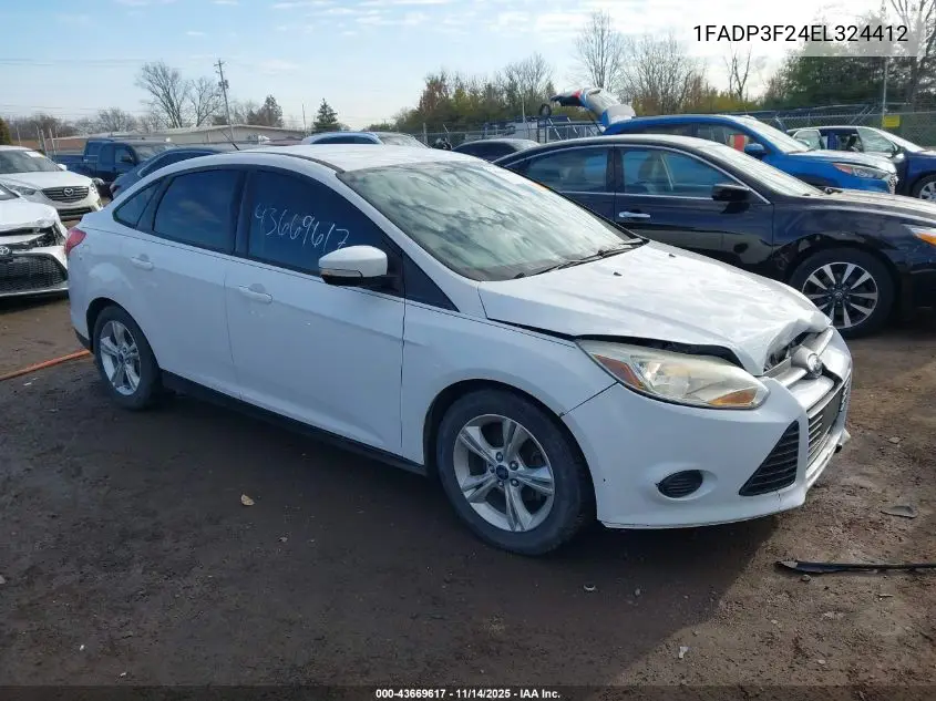 1FADP3F24EL324412 2014 Ford Focus Se