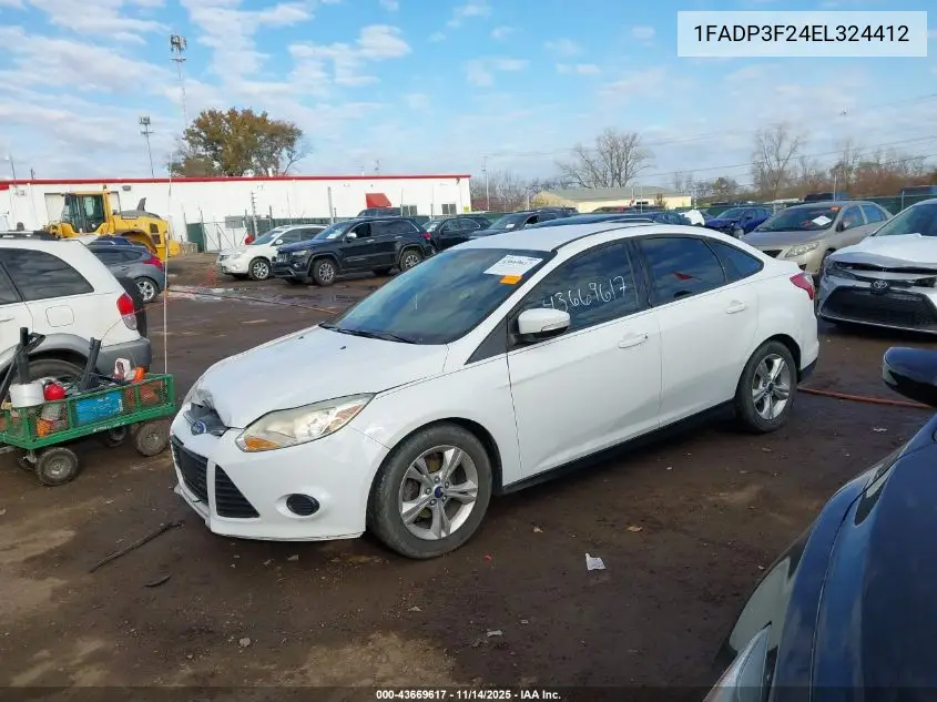 1FADP3F24EL324412 2014 Ford Focus Se