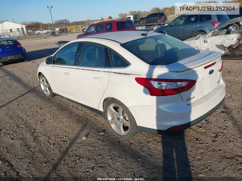 1FADP3J25EL252904 2014 Ford Focus Titanium