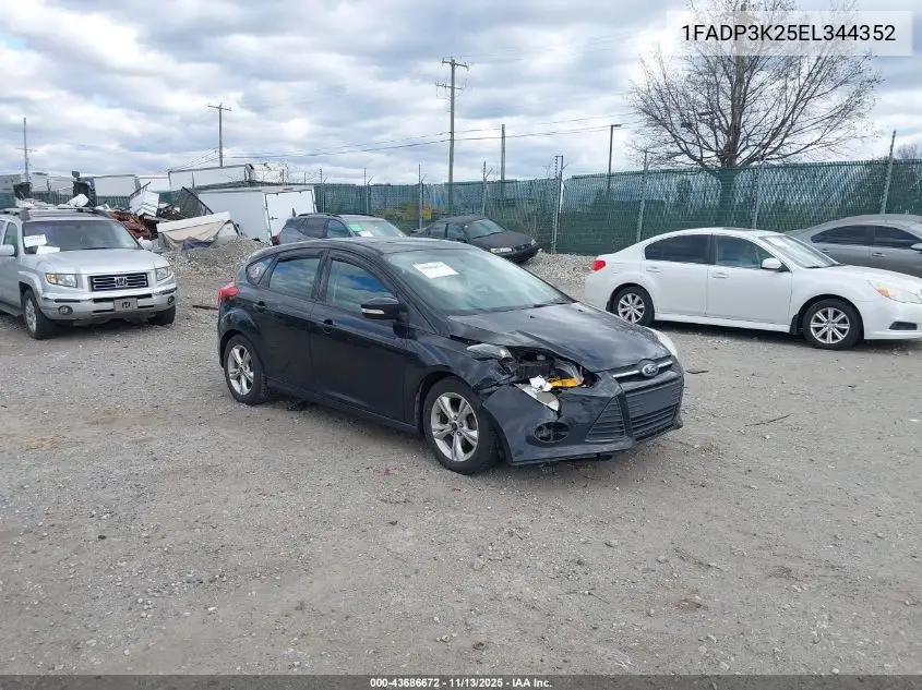 1FADP3K25EL344352 2014 Ford Focus Se