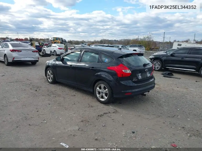 1FADP3K25EL344352 2014 Ford Focus Se