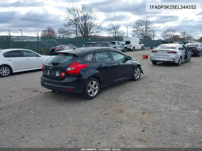 1FADP3K25EL344352 2014 Ford Focus Se