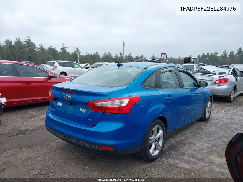 1FADP3F22EL284976 2014 Ford Focus Se
