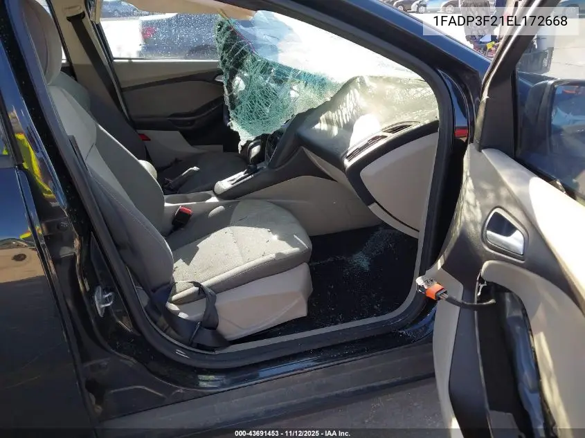 1FADP3F21EL172668 2014 Ford Focus Se