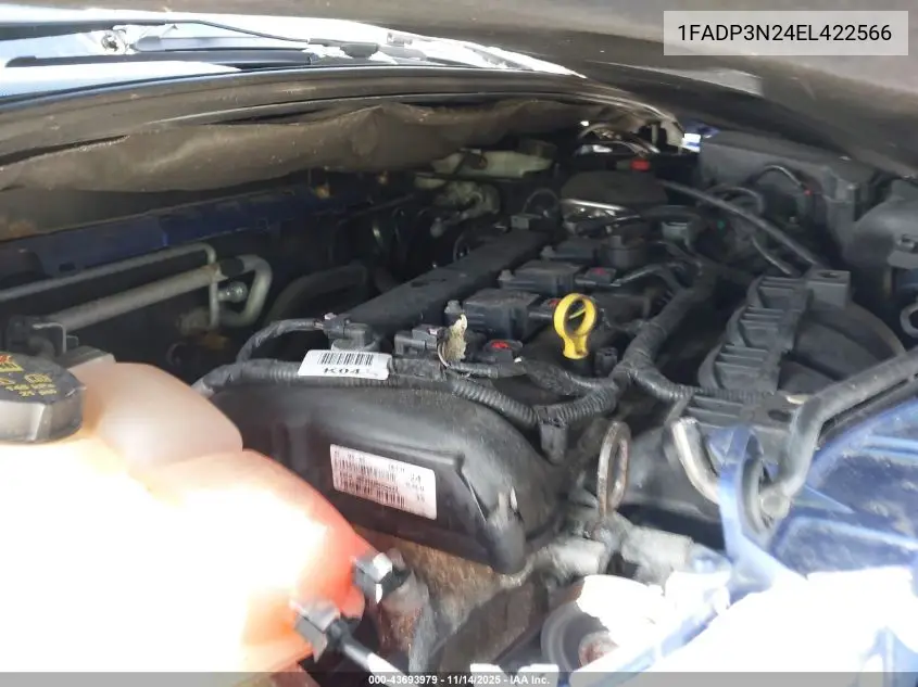 1FADP3N24EL422566 2014 Ford Focus Titanium