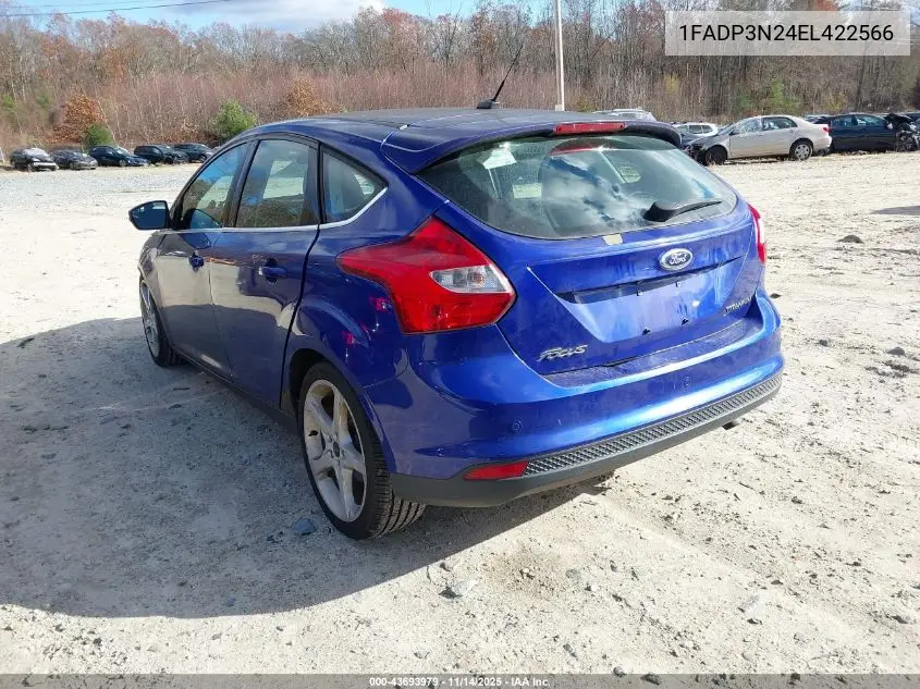 1FADP3N24EL422566 2014 Ford Focus Titanium