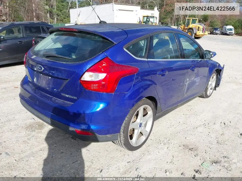 1FADP3N24EL422566 2014 Ford Focus Titanium