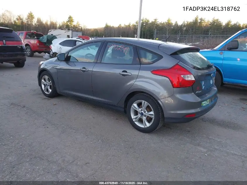 1FADP3K24EL318762 2014 Ford Focus Se