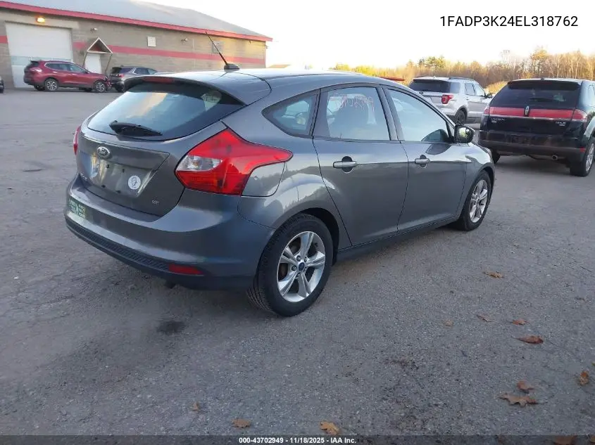 1FADP3K24EL318762 2014 Ford Focus Se