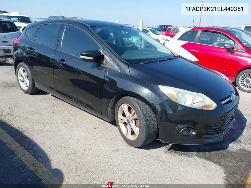 1FADP3K21EL440351 2014 Ford Focus Se