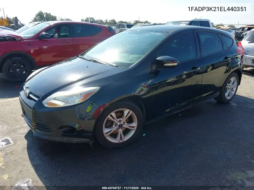 1FADP3K21EL440351 2014 Ford Focus Se