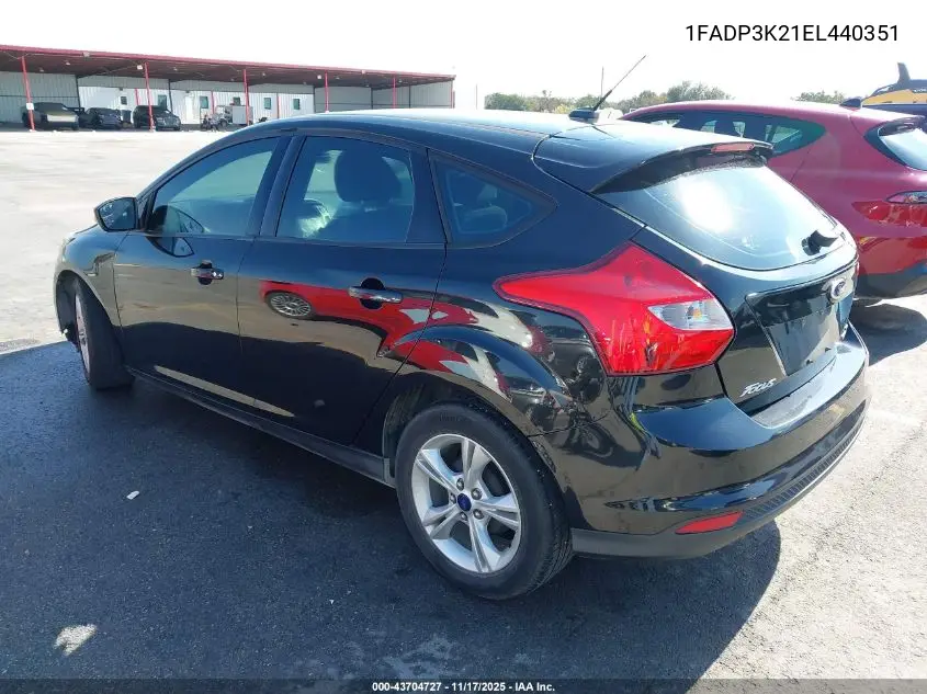 1FADP3K21EL440351 2014 Ford Focus Se