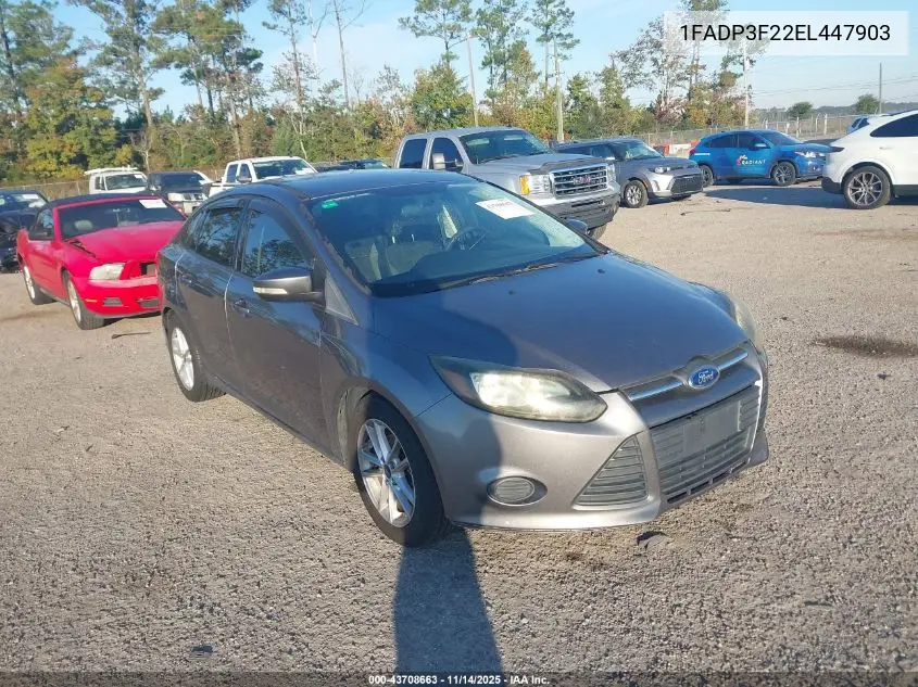 1FADP3F22EL447903 2014 Ford Focus Se