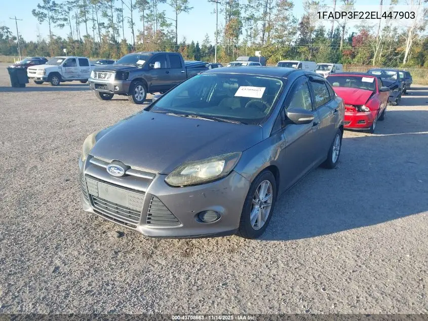 1FADP3F22EL447903 2014 Ford Focus Se