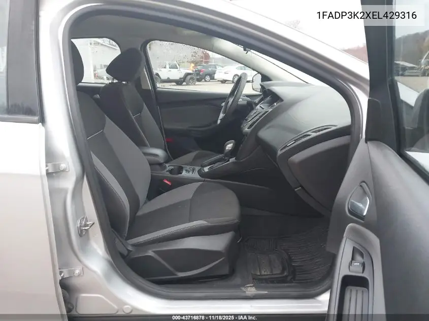 1FADP3K2XEL429316 2014 Ford Focus Se