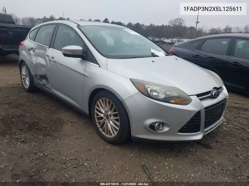 1FADP3N2XEL125611 2014 Ford Focus Titanium