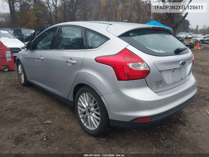 1FADP3N2XEL125611 2014 Ford Focus Titanium