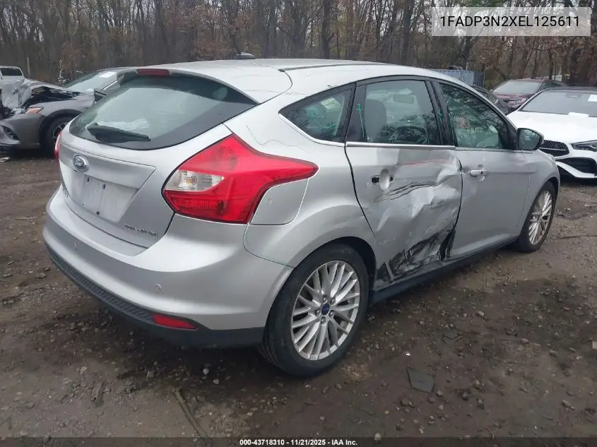 1FADP3N2XEL125611 2014 Ford Focus Titanium