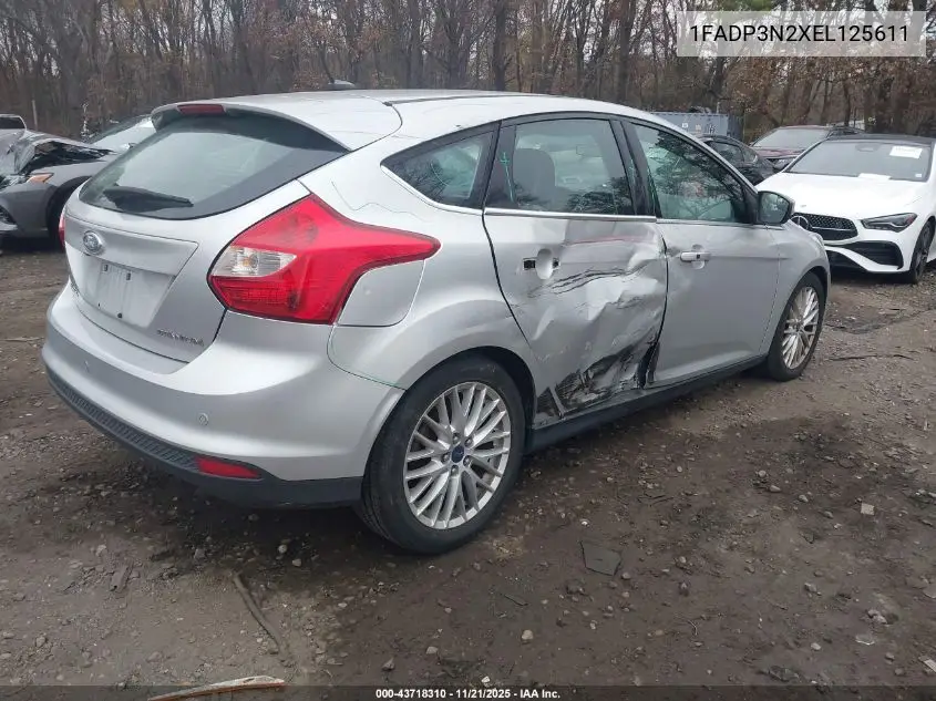1FADP3N2XEL125611 2014 Ford Focus Titanium