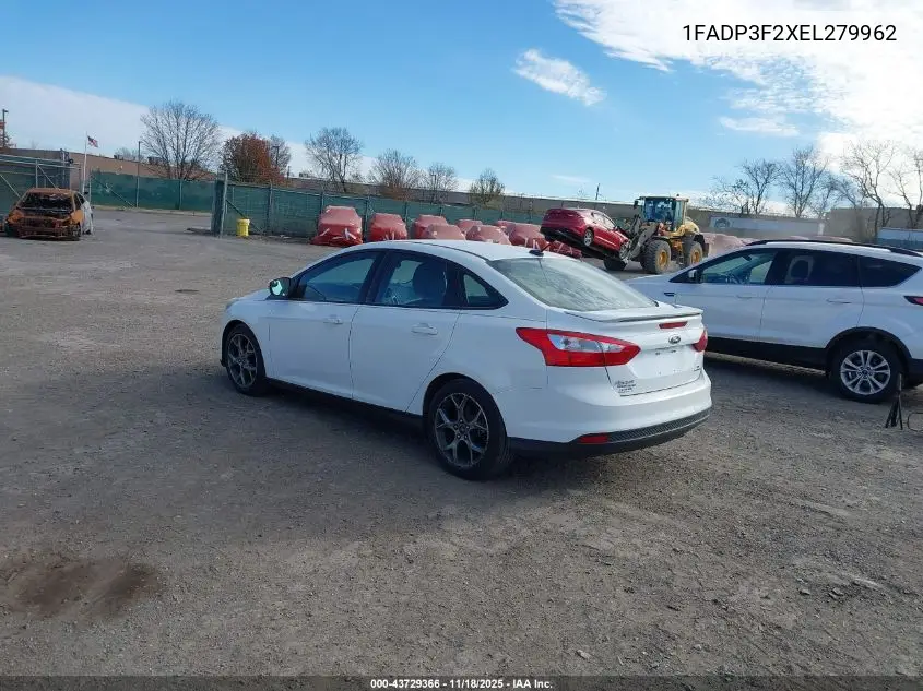 1FADP3F2XEL279962 2014 Ford Focus Se