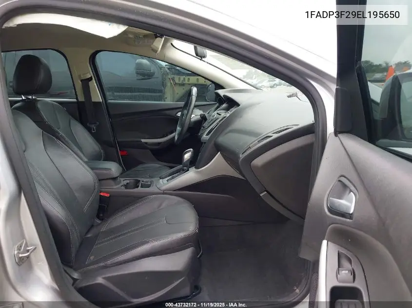 1FADP3F29EL195650 2014 Ford Focus Se